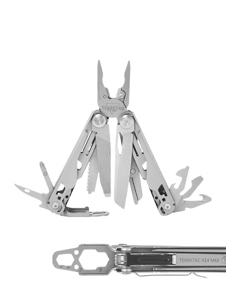 Buy TerraTAC™ X14 MKII EDC Multitool Get Free Brown Leather Pouch (Worth R499)