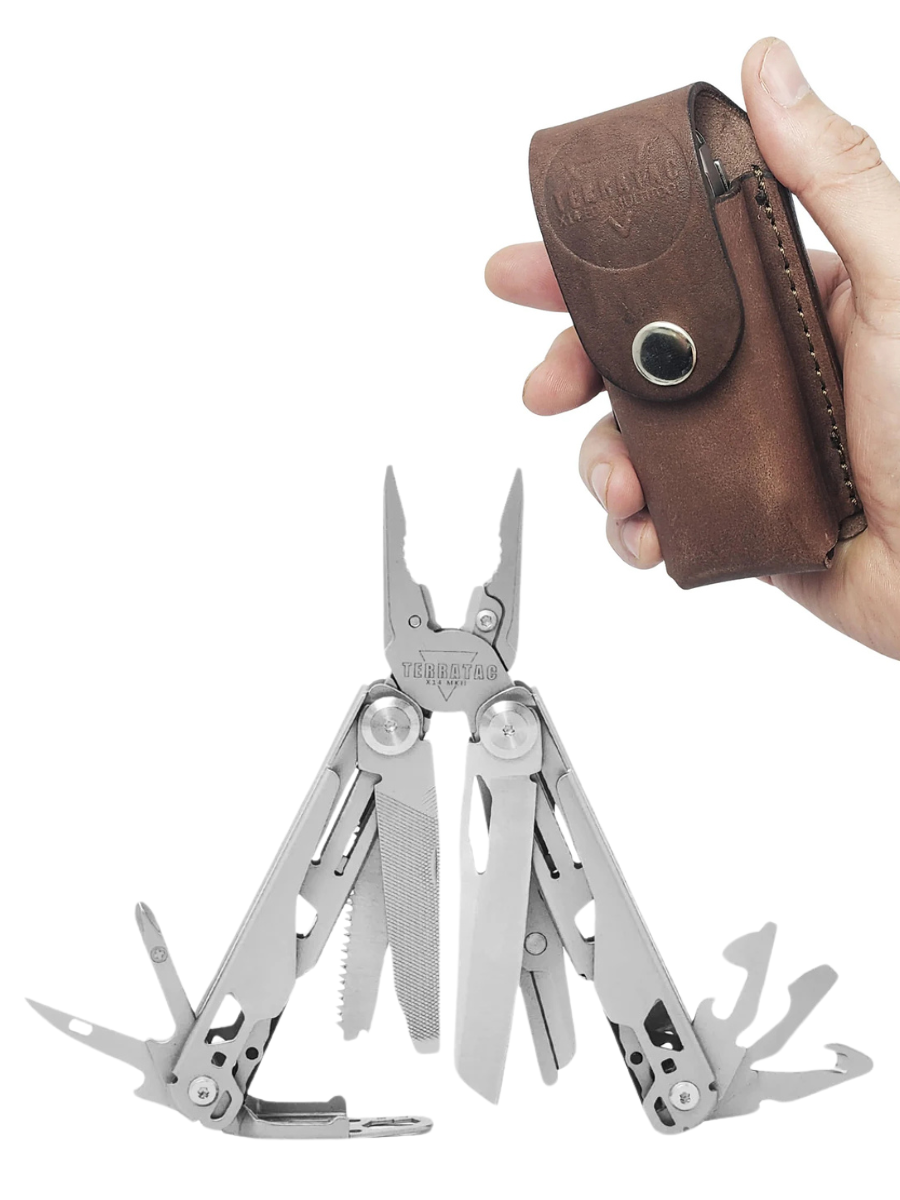 Buy TerraTAC™ X14 MKII EDC Multitool Get Free Brown Leather Pouch (Worth R499)